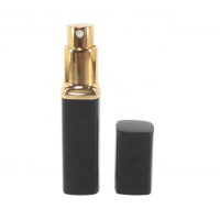 Customized square shape metal perfume spray atomizer bottle for perfume fragrance